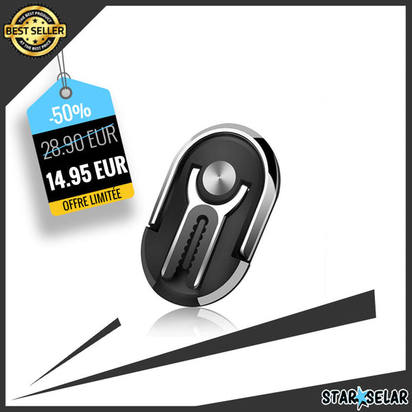 Majestic Ring 360 Support Téléphone Noir